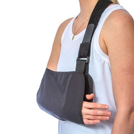 Ezy Wrap Accommodator Arm Sling Small, Comfortable Self-adjusting Shoulder Orthosis, Shoulder and Arm Immobilization Solution