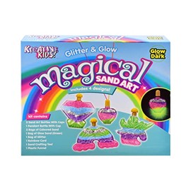 Glitter and Glow Magical Sand Art Kit for Kids | Moving Sand Art | Art Set for Kids | Arts and Crafts for Kids