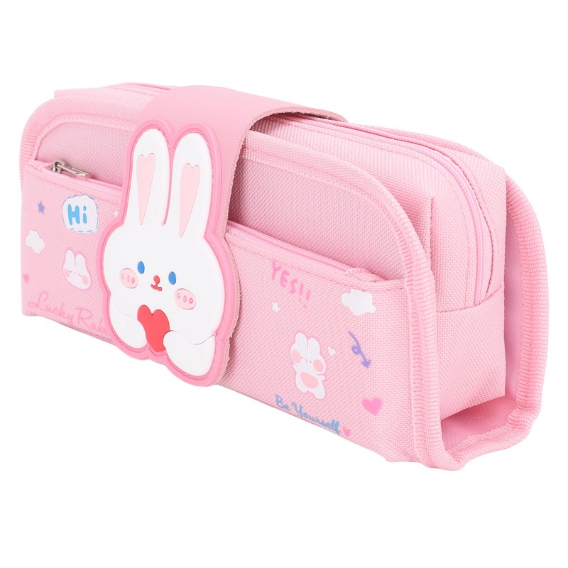 Large Pencil Case Canvas Detachable Portable Large Capacity Pencil Pouch