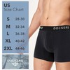 DOCKERS Men's Underwear Cotton Stretch Boxer Briefs for Men Pack