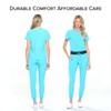 Dagacci - Conjunto de uniformes médicos para mujeres y hombres,