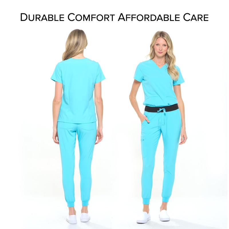 Dagacci - Conjunto de uniformes médicos para mujeres y hombres,