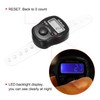 MECCANIXITY Finger Tally Counter 0-99999 5 Digital LED Display for