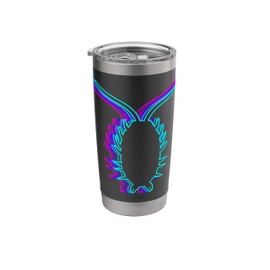 Retro Isopods Bug Vaporwave Stainless Steel Insulated Tumbler