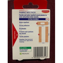 Elastoplast 8 Essentials Fabric Mix Pack Plasters