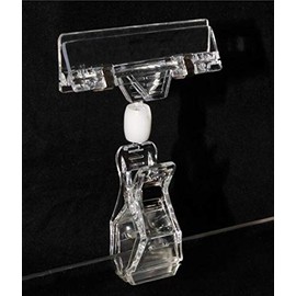 Kang Yuan Pop Clip POP Stand Advertising Price Tag Display Sign Card Store Flima Display Commercial 80x105mm Carennac (Set of 10)