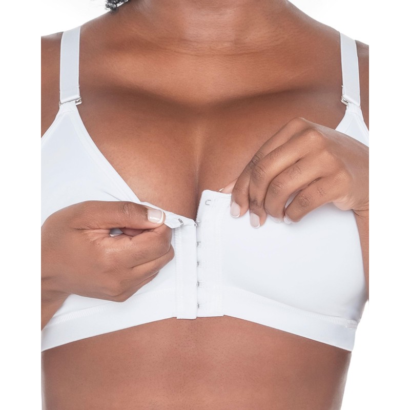Fajas DPrada 09027 Womens Post Surgical Bra White