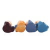 Hztyyier 4 Pieces Monk Figure, Charming Resin Figure with Kungfu