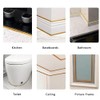 Ebrima Peel and Stick Flexible Decorative Trim, Self Adhesive Glitter