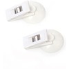 6 Packs Shower Curtain Clips White Suction Cup Clips Shower