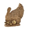 TenWaterloo Harvest Sculpted Thanksgiving Turkey Tabletop Centerpiece, 7 x 6.5