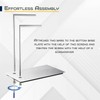 FEBTECH Double Towel Rack- Freestanding Stainless Steel Towel Rack for