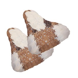 Bike Seat Cover Waterproof, 2 Pcs Animal Leather Art Rain Cover with Elastic Band,Rain Sun & Dust Protector,Washable Bike Seat Cushion Shield for City/Mountain