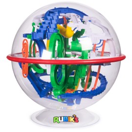 Rubik's Cubo Tracks 125, Juego de Rompecabezas y Laberinto de Gravedad en 3D con 125 obstáculos, Juguete Relajante Que supone Todo un desafío para la Mente, para niños a Partir de 8 años