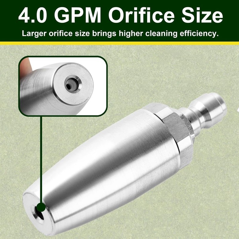 Gokoti Pressure Washer Tips Turbo Nozzle Pressure Washer Turbo Nozzle