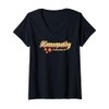 Womens Homeopathy Proving it Joke Retro V-Neck T-Shirt
