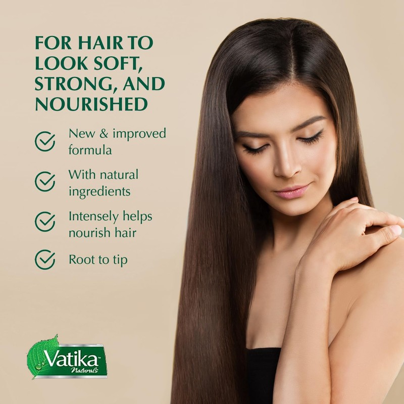 Dabur Vatika Naturals Coconut Hair Oil with Henna, Amla, Lemon