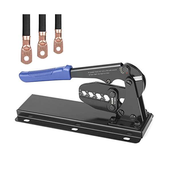 IWISS Cable Lug Crimper Bench Mount Type for Battery Cable