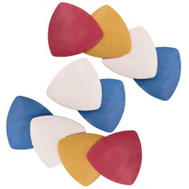 Tiza de Sastrería Triangular, 10 Pcs Tizas de Sastre Profesionales, Gis Triangular de Sastre para Coser, Marcar, Rastrear, Bricolaje (Color Mezclado)