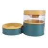 Pet Double Bowl Water Dispenser 1L Neck Protection Anti Tip
