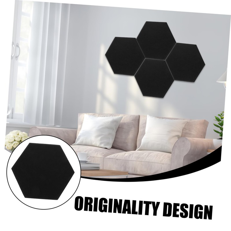 CORHAD Noise Dampening Panels 8 Pack Acoustic Soundproofing Felt Sound