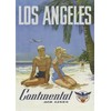 OMG Printing American Usa Travel Los Angeles Continental Airlines Poster/Print/Picture
