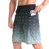 zeetoo Mens Swim Trunks with Compression Liner 9" Inseam Quick