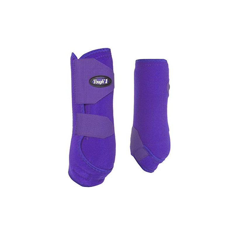 Tough 1 Extreme Vented Sport Boots Set, Purple, Large