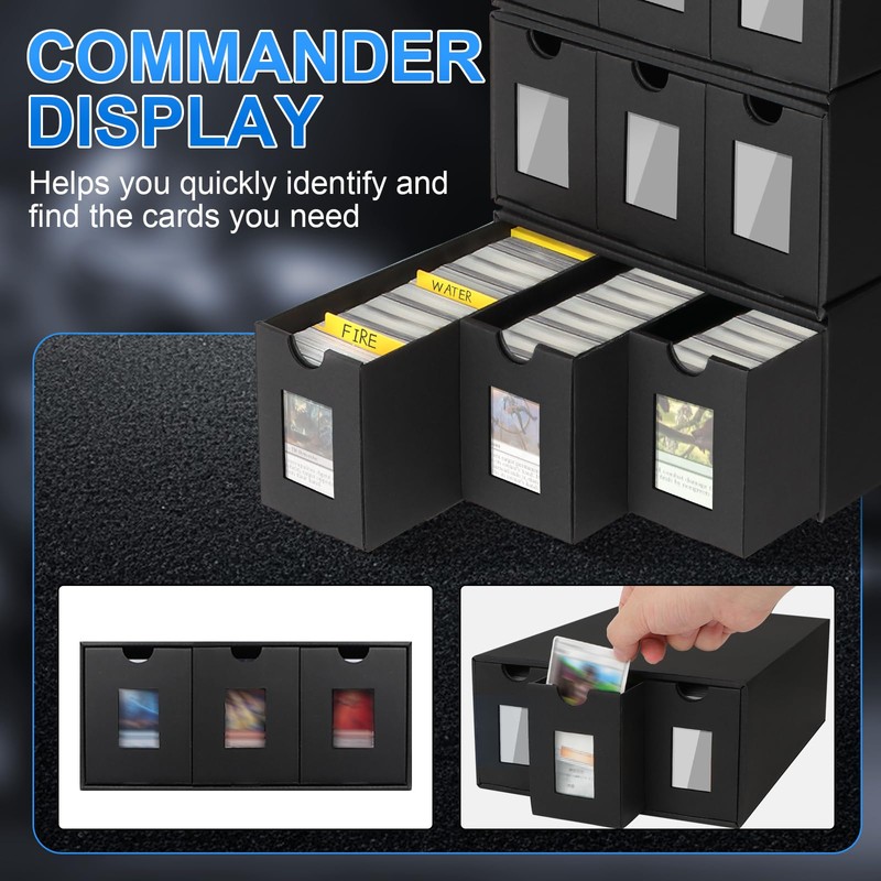 ATPWONZ Trading Card Storage Box, 24000+ Cards Storage Box for