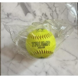 Tump 4 SOFTBALLS LOT Trump Stote ASA AK-RP-ASA-Y BASEBALL Little League Professional