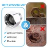 1/2 to 3/8 Water Line Adapter, G1/2" Female to 3/8"