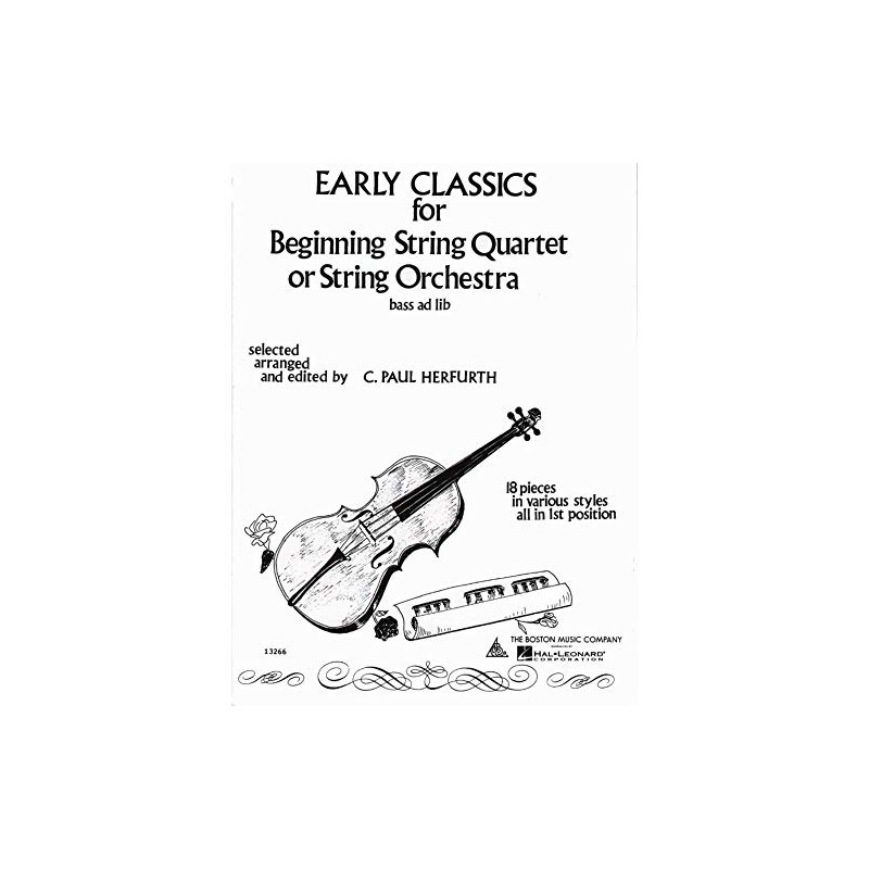 Early Classics For Beginning String Quartet Or String Orchestra -