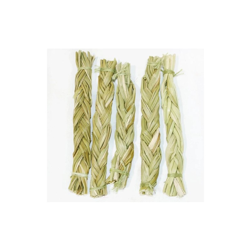 Sweet Grass Braids 4-5" Bulk for Positive Energy Smudging and