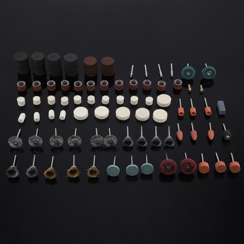 347Pcs Grinding Sanding Polishing Rotary Tool Wheel Accessory Kit Set