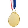 Award Medals with Ribbons for Sports Swimming (Gold, 12 Pack)