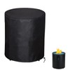 SheeChung Fire Pit Round Cover 24" D X 27" H,Heavy