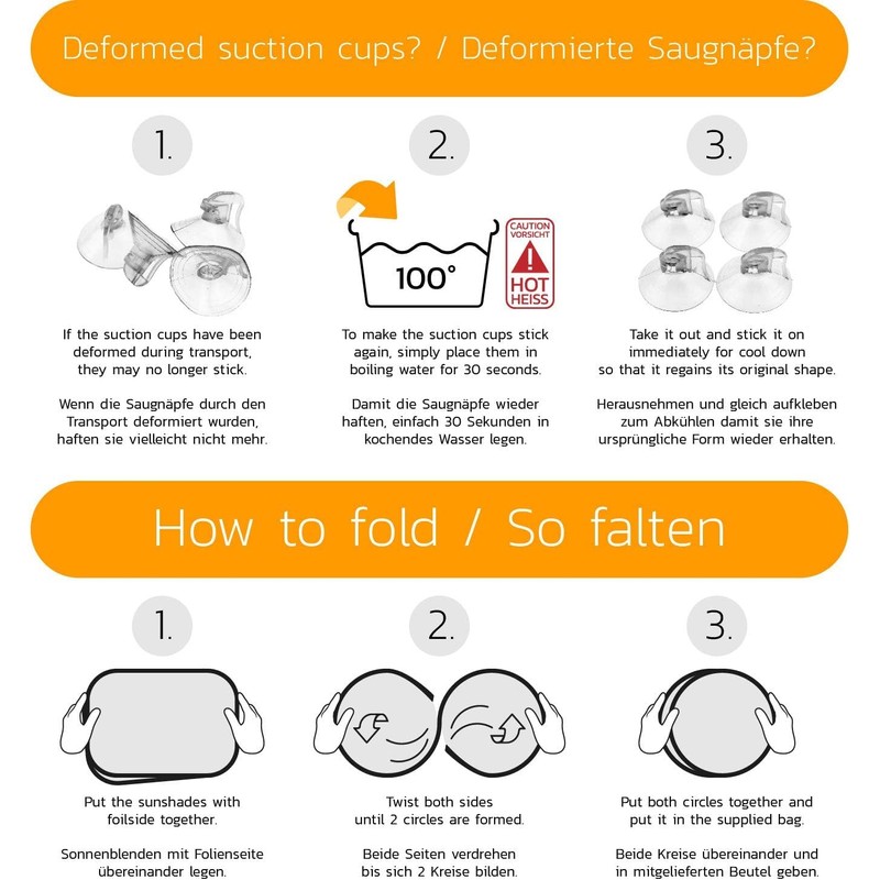 Car Window Shades for Baby with Certified UV Protection -