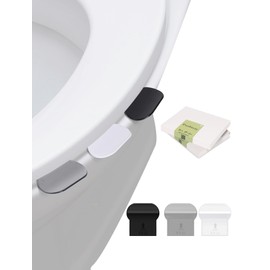 1pc White Toilet Seat Lifter, Toilet Lid, Toilet Seat Handle to Lifter Toilet Cover Lifter, Avoid Touching Toilet Cover Handle Bathroom Accessories for Home, Office, Hotel