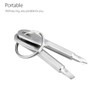 4PCS Mini Pocket Screwdriver Set Keychain Outdoor Tool Kit Stainless