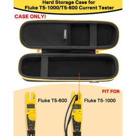 RAIACE Hard Carrying Case for Fluke T5-1000/T5-600 Electrical Voltage, Continuity and Current Tester - Black