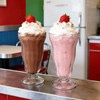 JBESUHI 6 Pack 14 Oz Shatterproof Acrylic Footed Milkshake Glasses