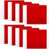 Set of 4 Red Replacement Soccer Flags Soccer Corner Flags
