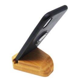 Bamboo Desktop Cell Phone Stand Holder