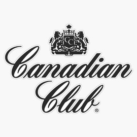 MAGNET CANADIAN CLUB WHISKY logo Magnet Vinyl Magnetic Sticker 20 mil - Size 5"