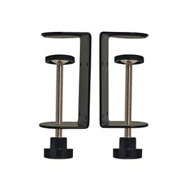 Jhanw 3 inch C-Clamp with Four Small Holes in the back, 2-Pack Adjustable Desk C Clamps for Range 0.35"~3.37", Versatile Clamp for Brake, Parts Assembly, Fastening, Welding, Woodwork, Metal Work