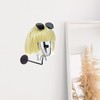 TINGSING Wall-Mount Hat Display Stand - Wig Head Stands, Detachable