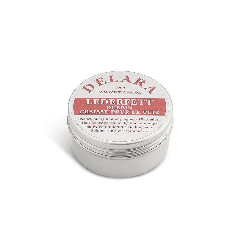 DELARA Dubbin Leather Softener for Boots, Horse Tack etc. Colour: