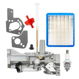 Anxingo 498298 Carburetor Replacement for Brigs-straton 135202 130202 137202 135212 5 HP Engines 490533 692784 with Tune Up Kit