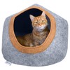 Kitty City Felt Round Bed, Warm and Cozy cat Bed,