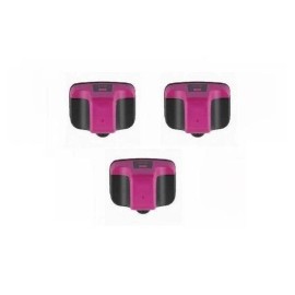 Unbranded 3 Magenta Compatible HP 02XL Ink Cartridges Photosmart C5180 C7180 C7280 8230